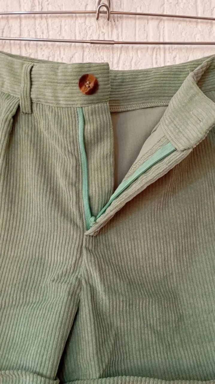 shorts shein verde feminio tam p - Foto 3