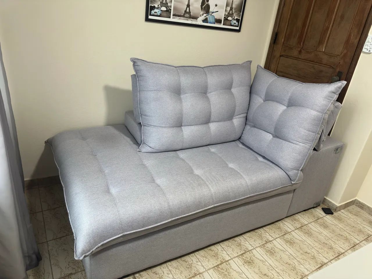 Sofá/ chaise retrátil - Foto 3