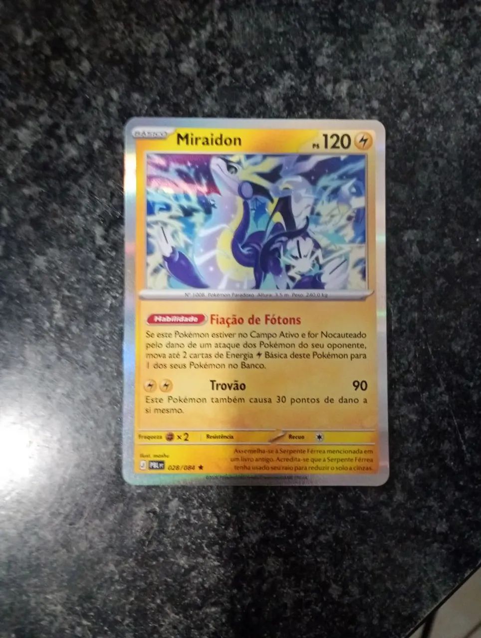 Carta pokémon miraidom.