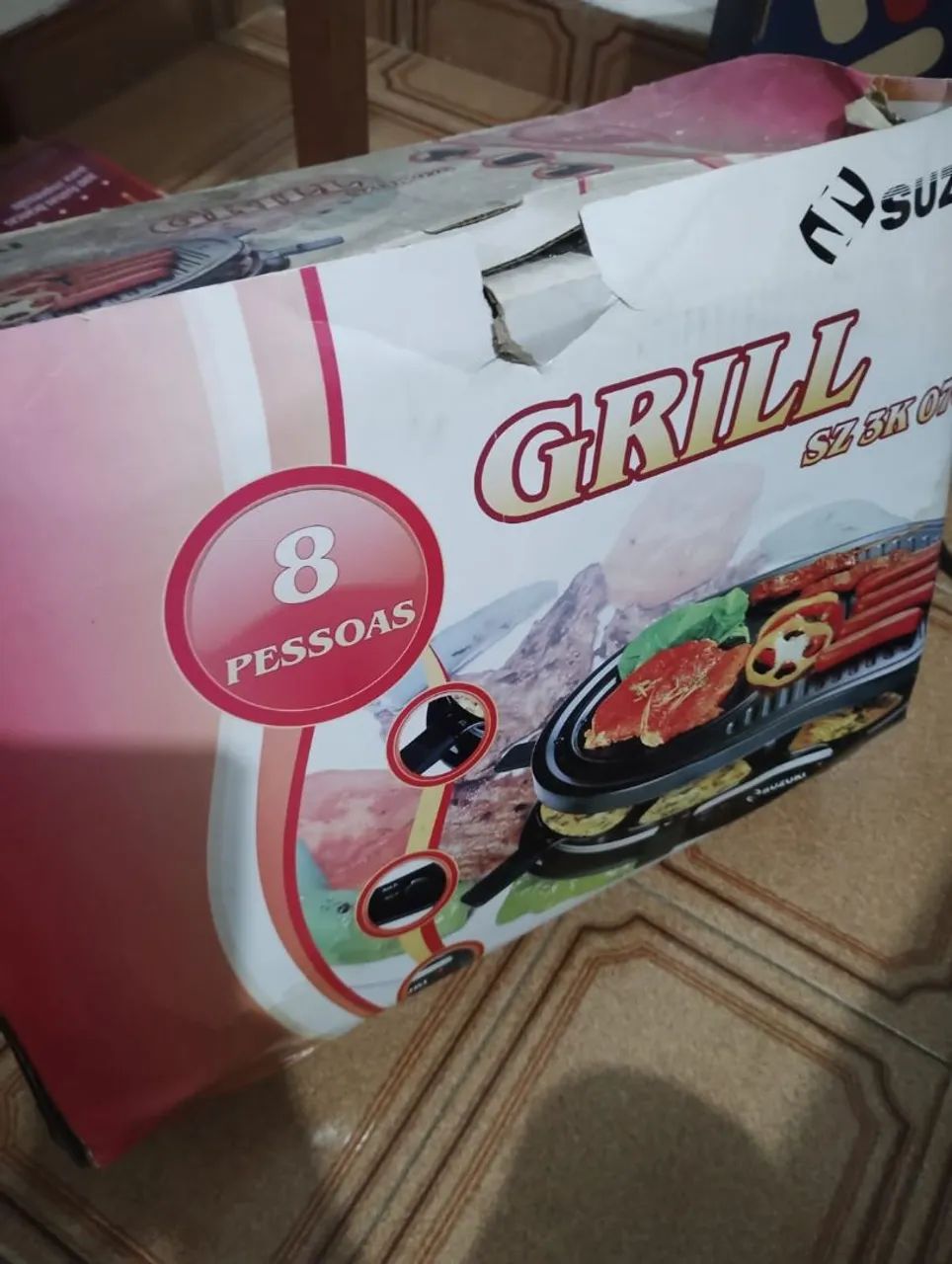 Grill para 8 pessoas