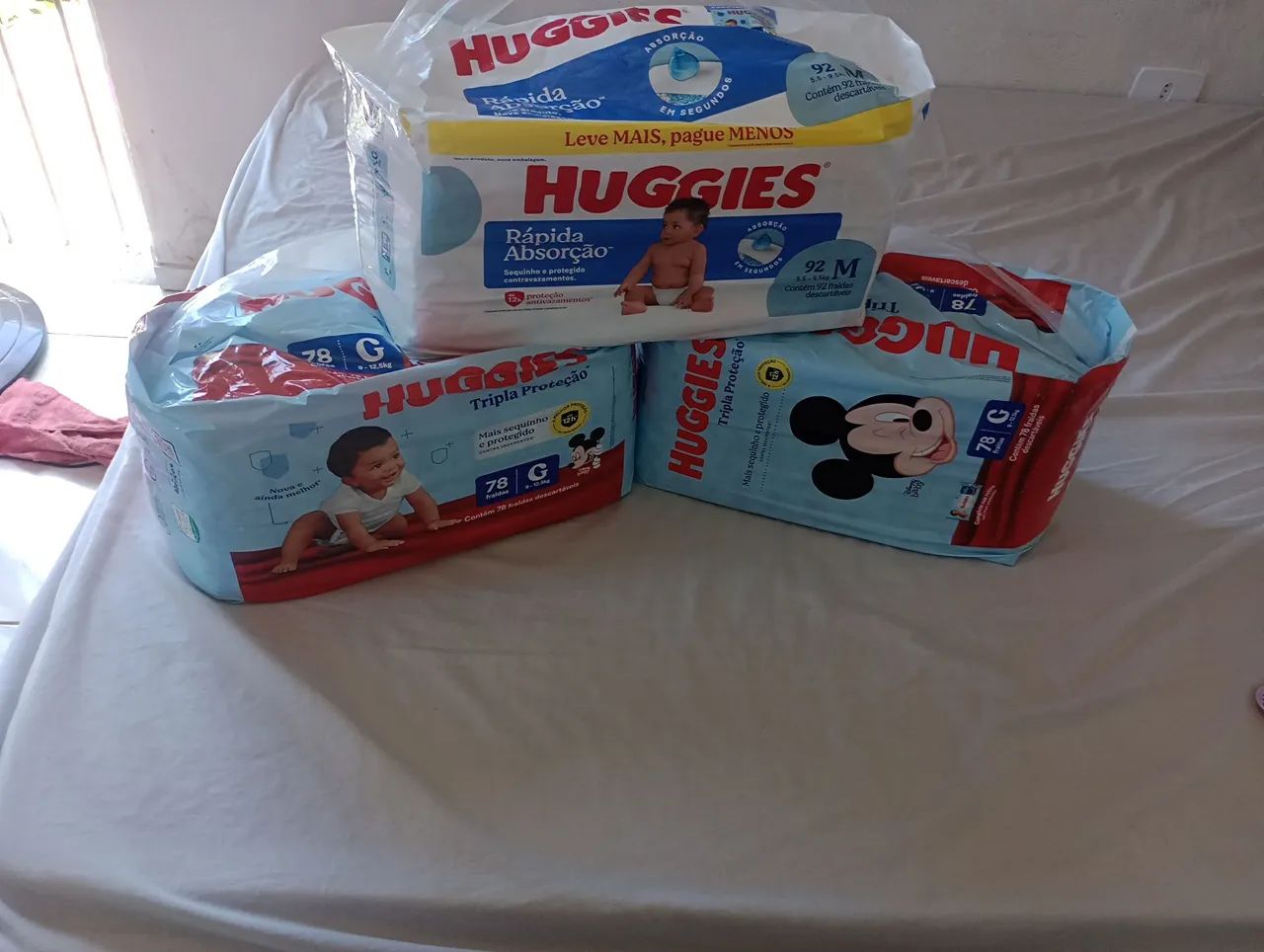 Huggies fraldas G e M venda e troca. - Foto 4
