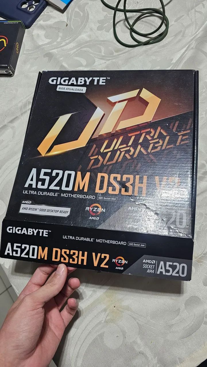 Placa mãe Gigabyte A520M  - Foto 4