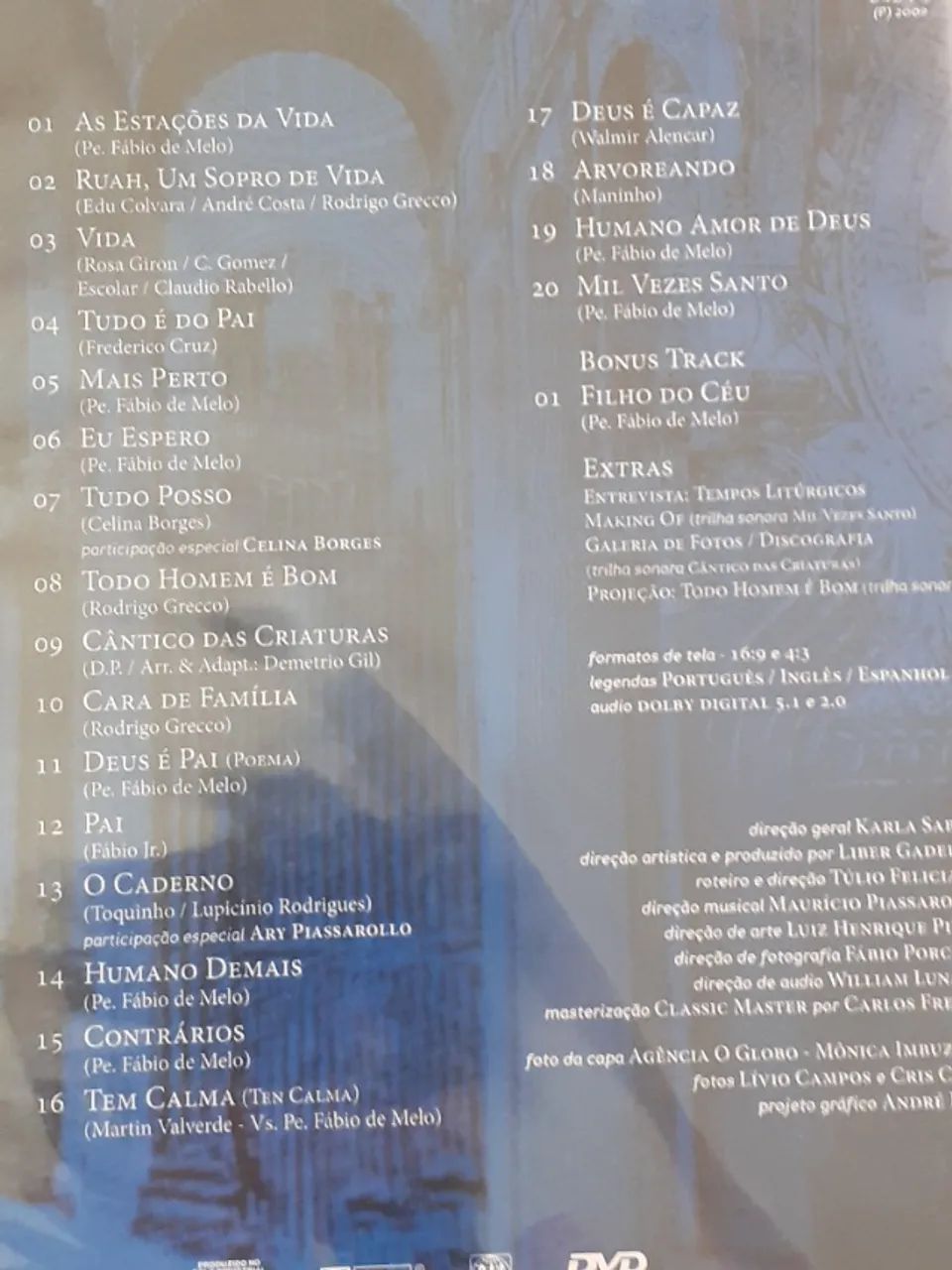 DVD Padre Fabio de Mello Eu e o tempo usado - Foto 2