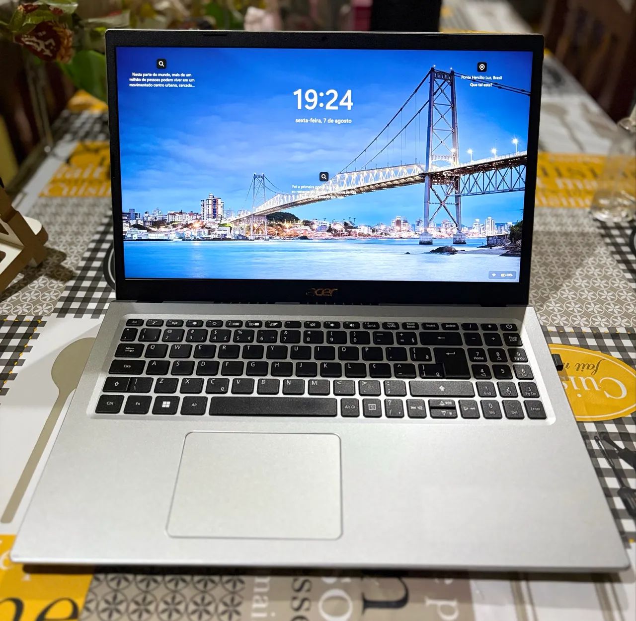 Notebook Acer Spire 3 A315-58-573P Pure Silver 