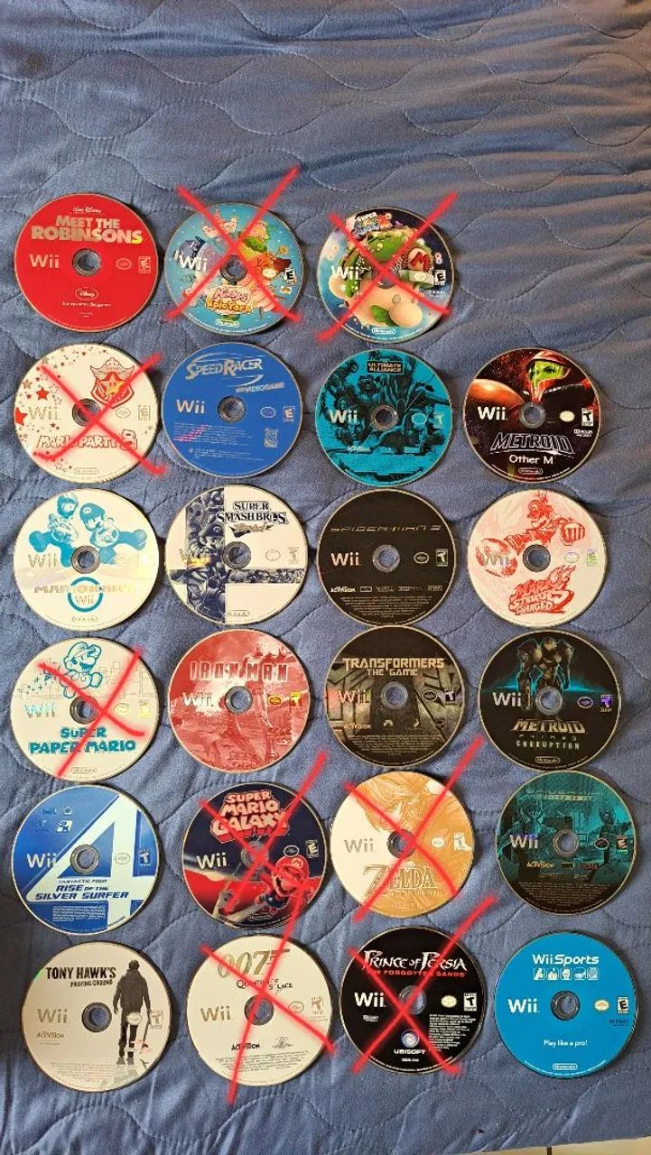 Vendo jogos de Wii 