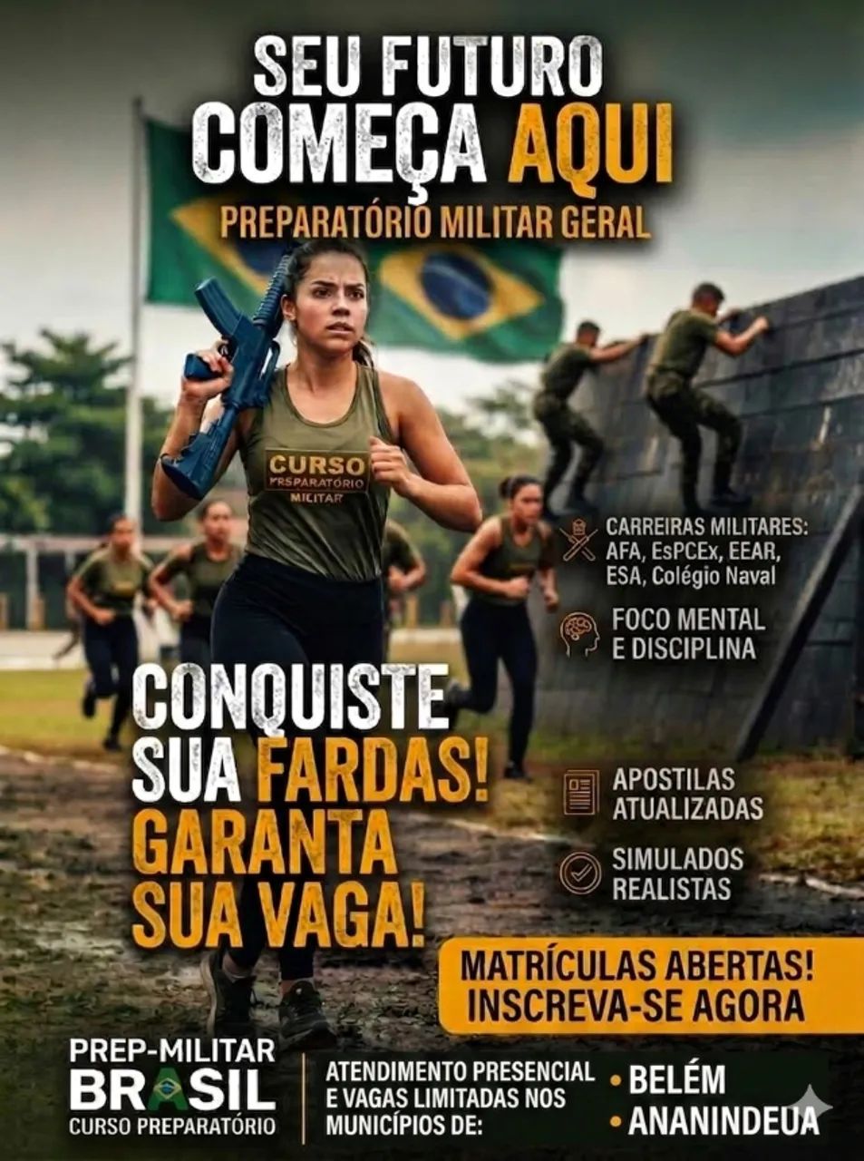 PREPARATÓRIOS ESCOLAS MILITARES