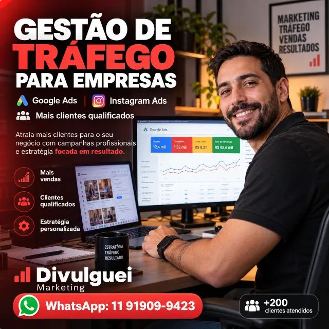 Gestão de Tráfego Pago para Empresas | Google Ads e Instagram
