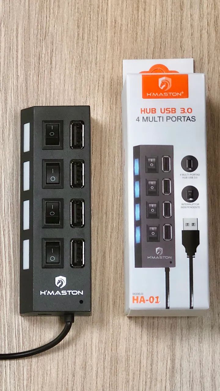 Mini hub usb 4 portas Notebook