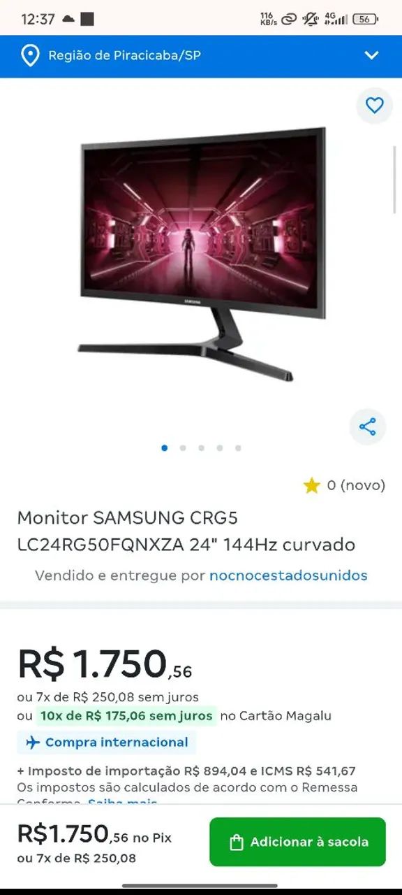 Monitor Curvado Samsung  - Foto 5