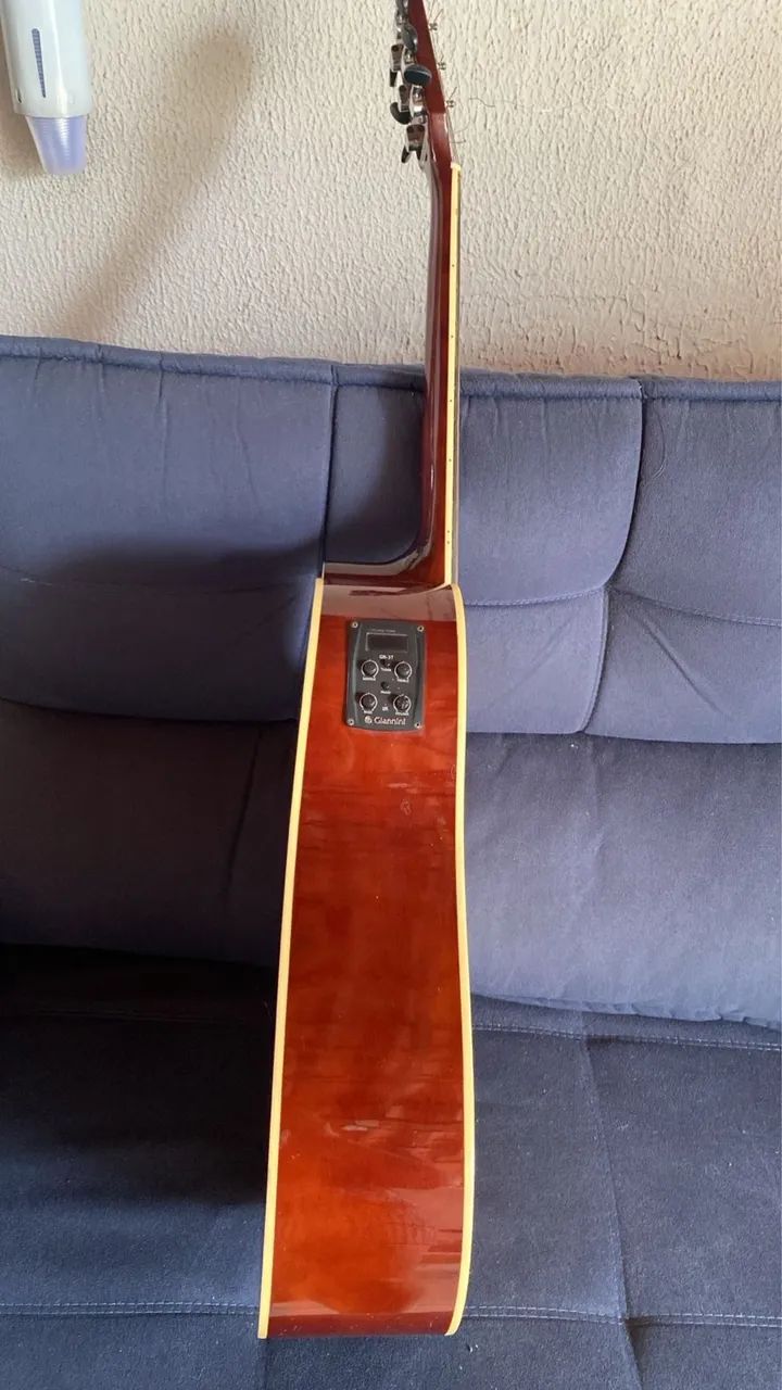 Violão Eletroacústico Giannini Performance GF-1D CEQ Aço - Foto 2