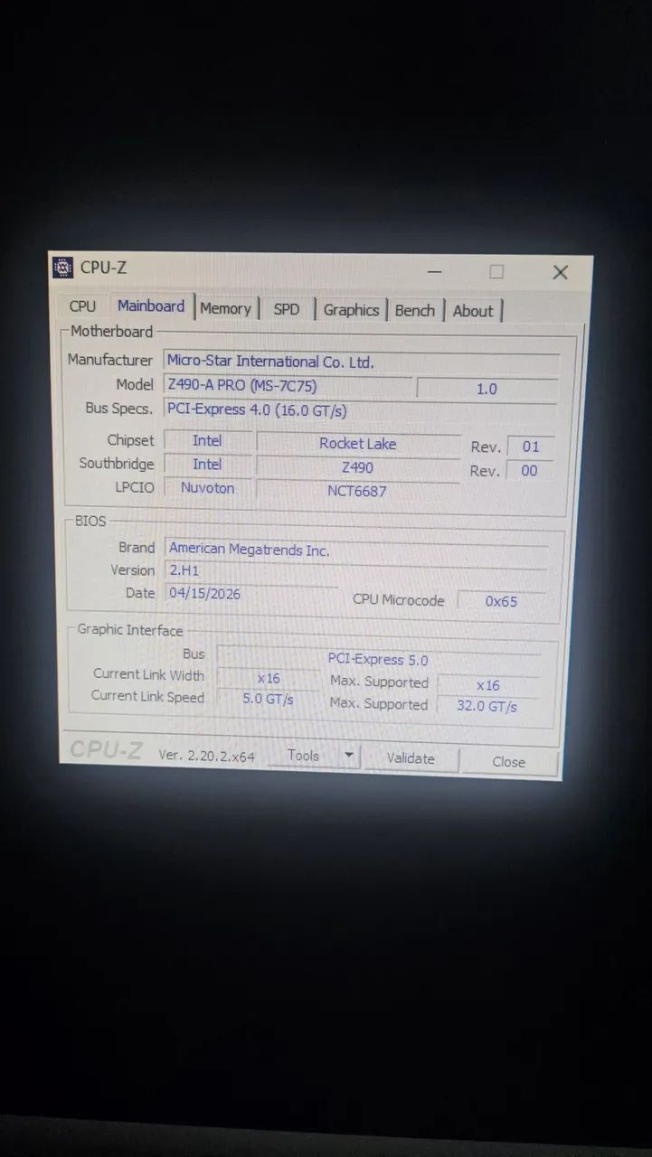 Kit intel core i7 11700 + placa mae z490a pro msi - Foto 4