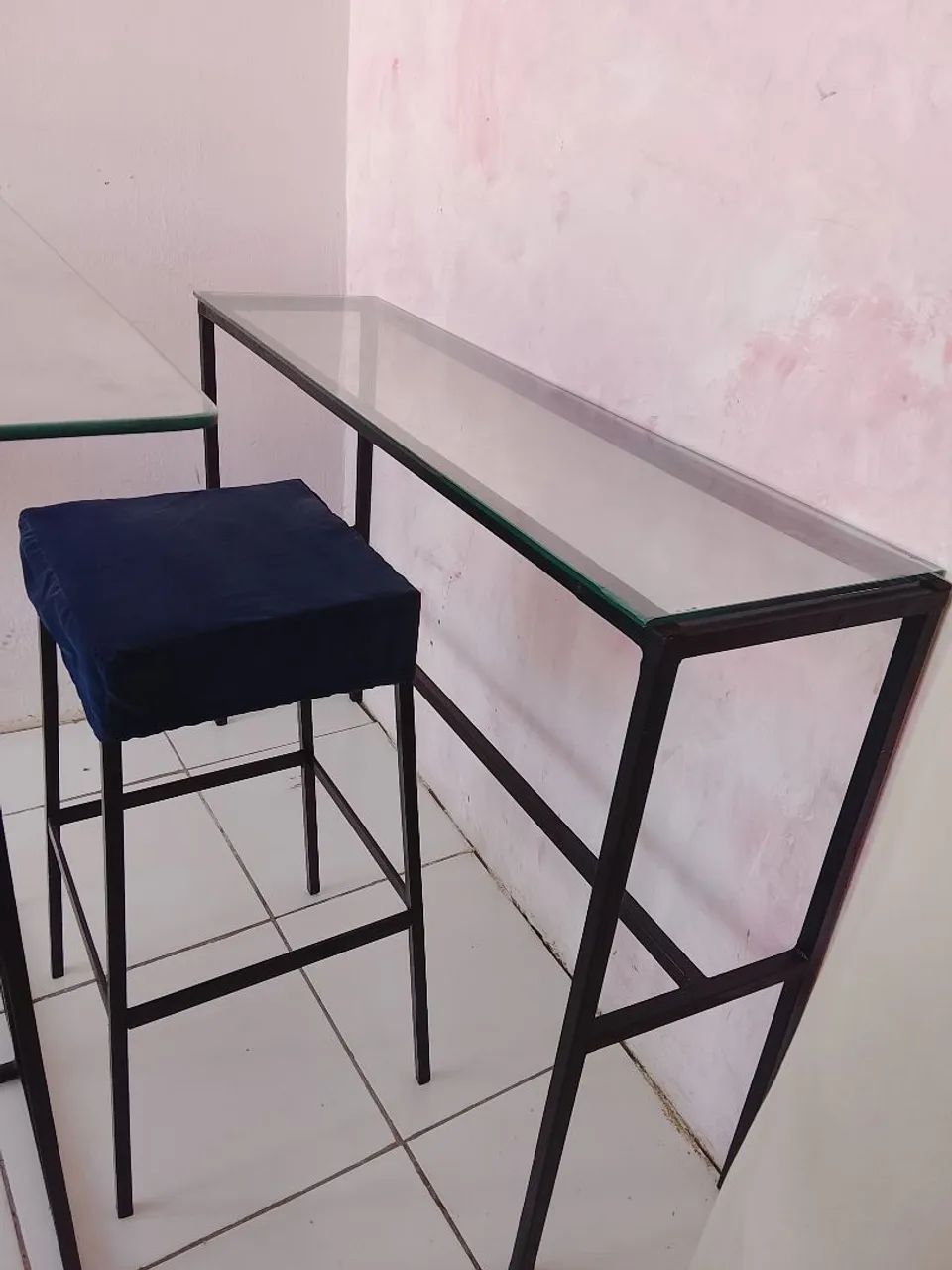 MESA BISTRÔ COM APARADOR DE CANTO  - Foto 3