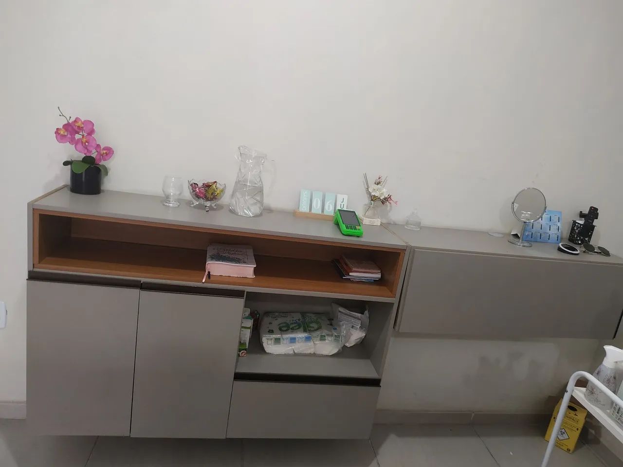 Armário 100% MDF Projetado para Salão, casa, Studio