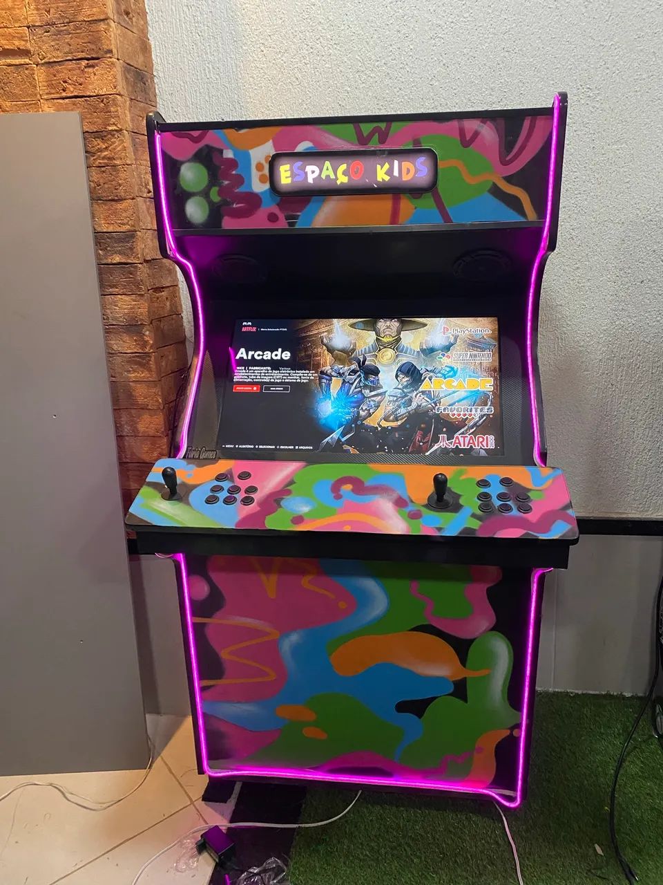 Vendo fliperama top , máquina magnífica tela de 32 polegadas  - Foto 3