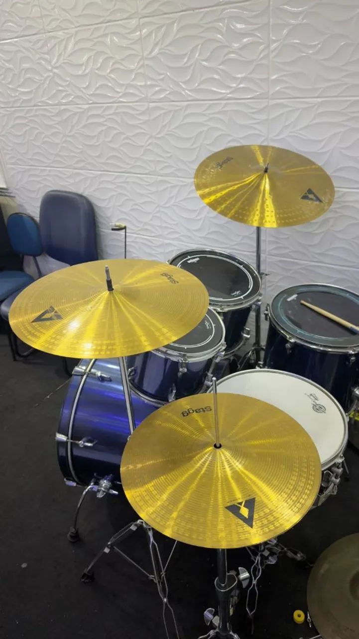 Kit de pratos de bateria
