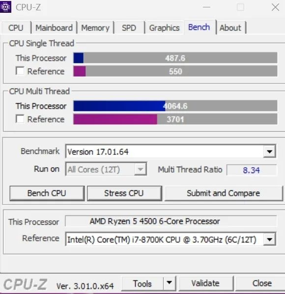 Kit Ryzen 5 4500 + B450M branca - Foto 4