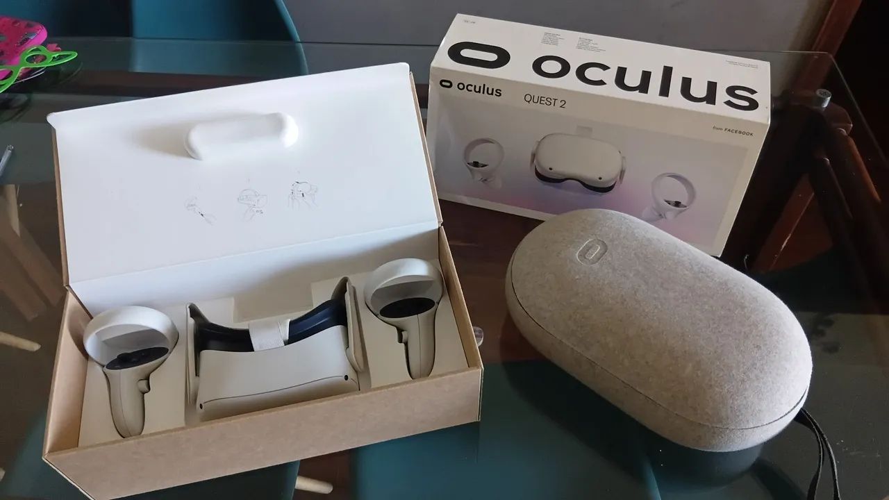 Oculos VR QUEST 2 - Com marcas de uso - Consoles de Vídeo Game