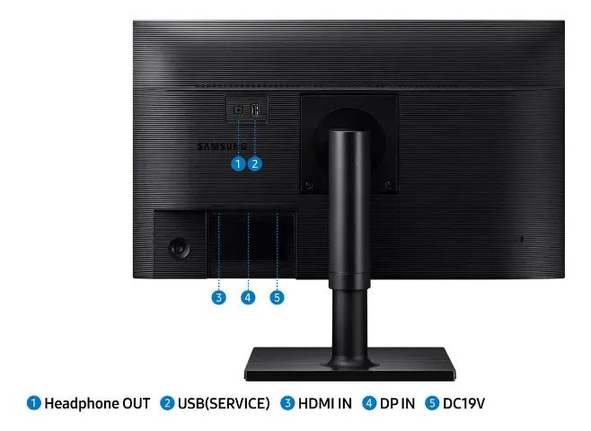 Monitor Samsung Odyssey G30 LS24BG300ELMZD 24" Full HD Va 144Hz FreeSync Preto - Foto 6