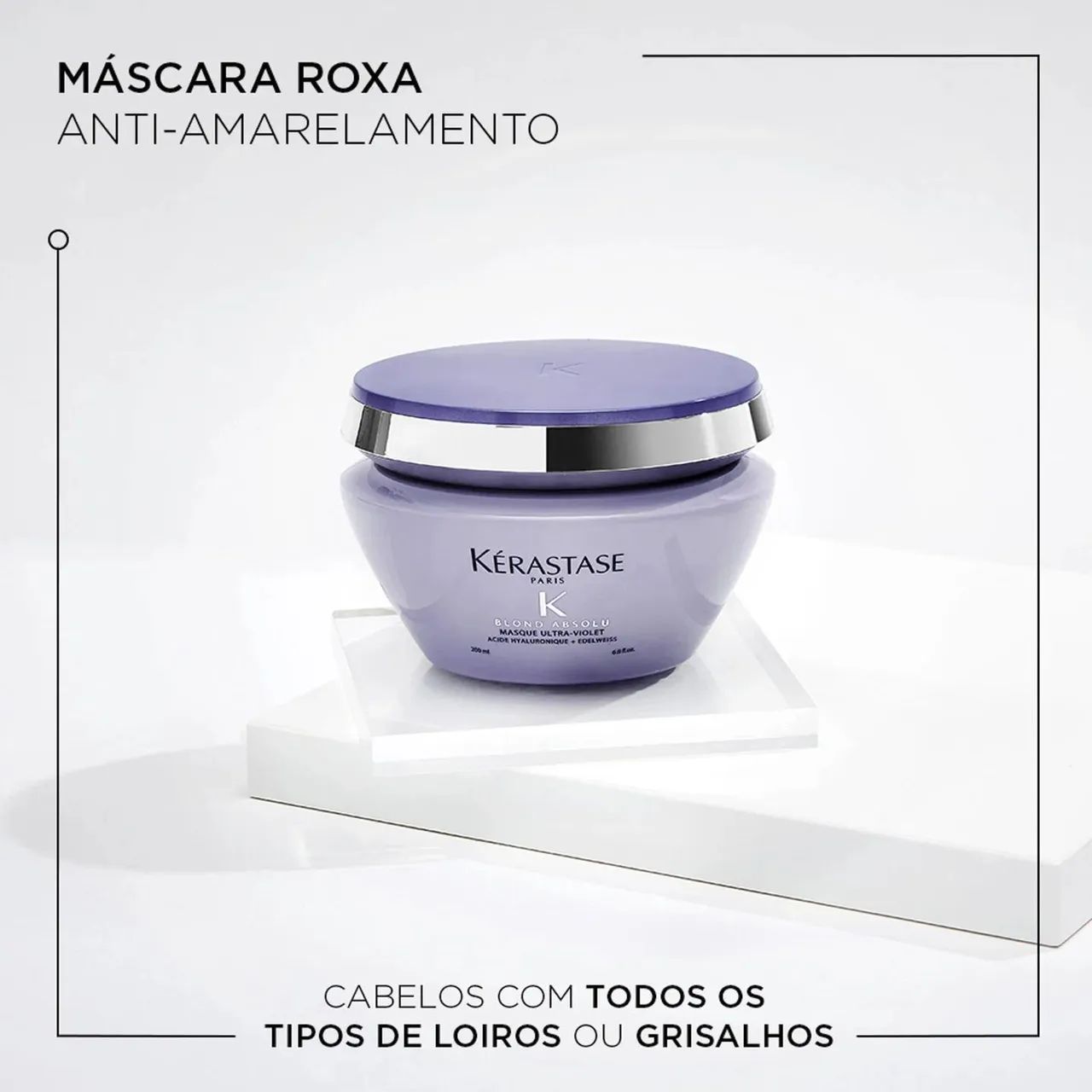 Máscara blond absolu ultra Violet Kerastase  - Foto 3
