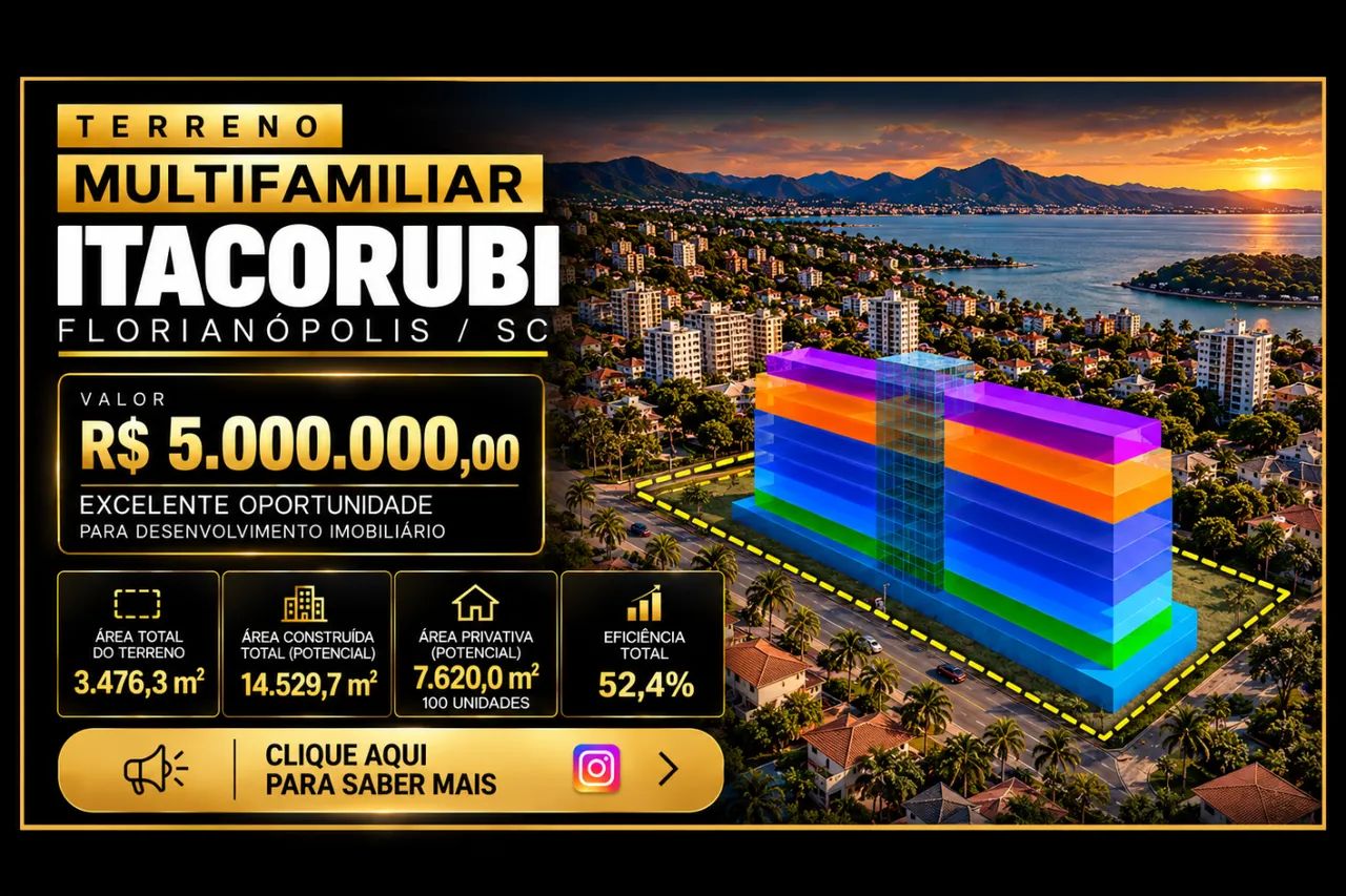 Terreno para Venda em Florianópolis, Itacorubi