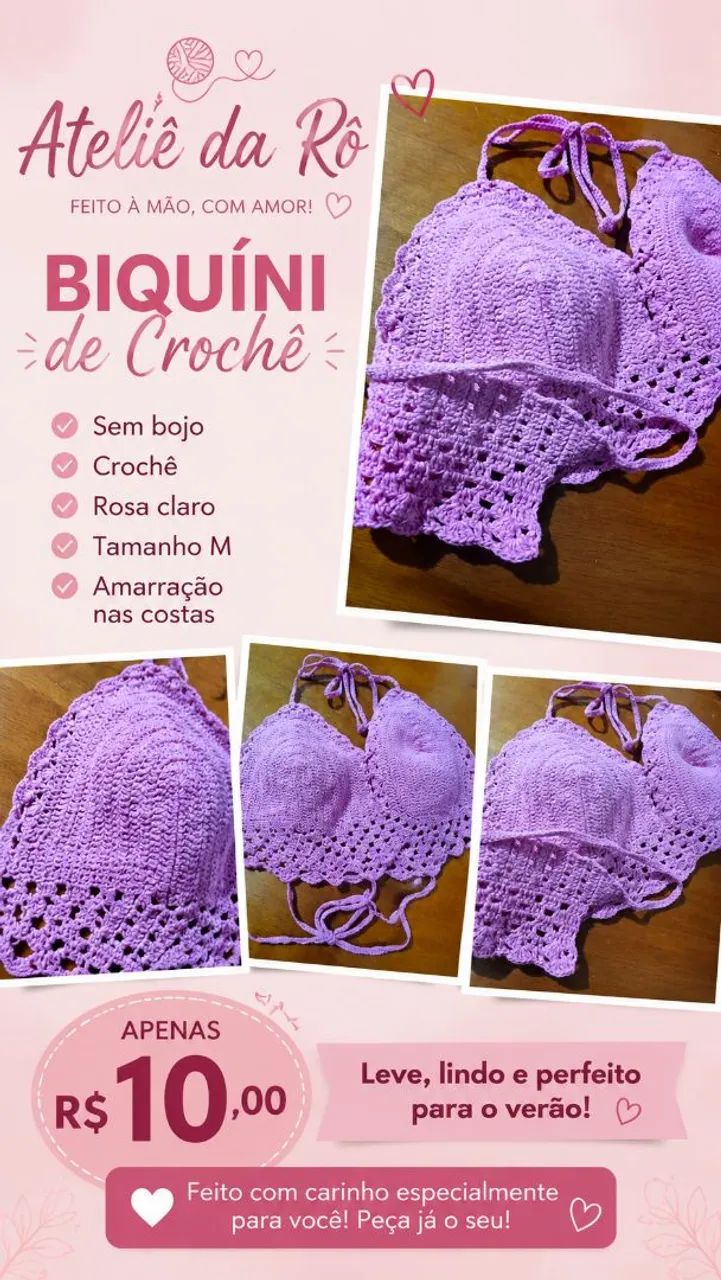 Biquine com renda