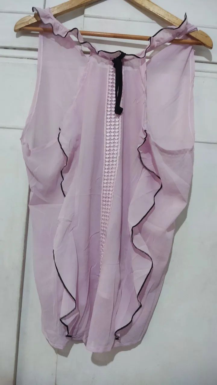 03 Blusas femininas transparente 