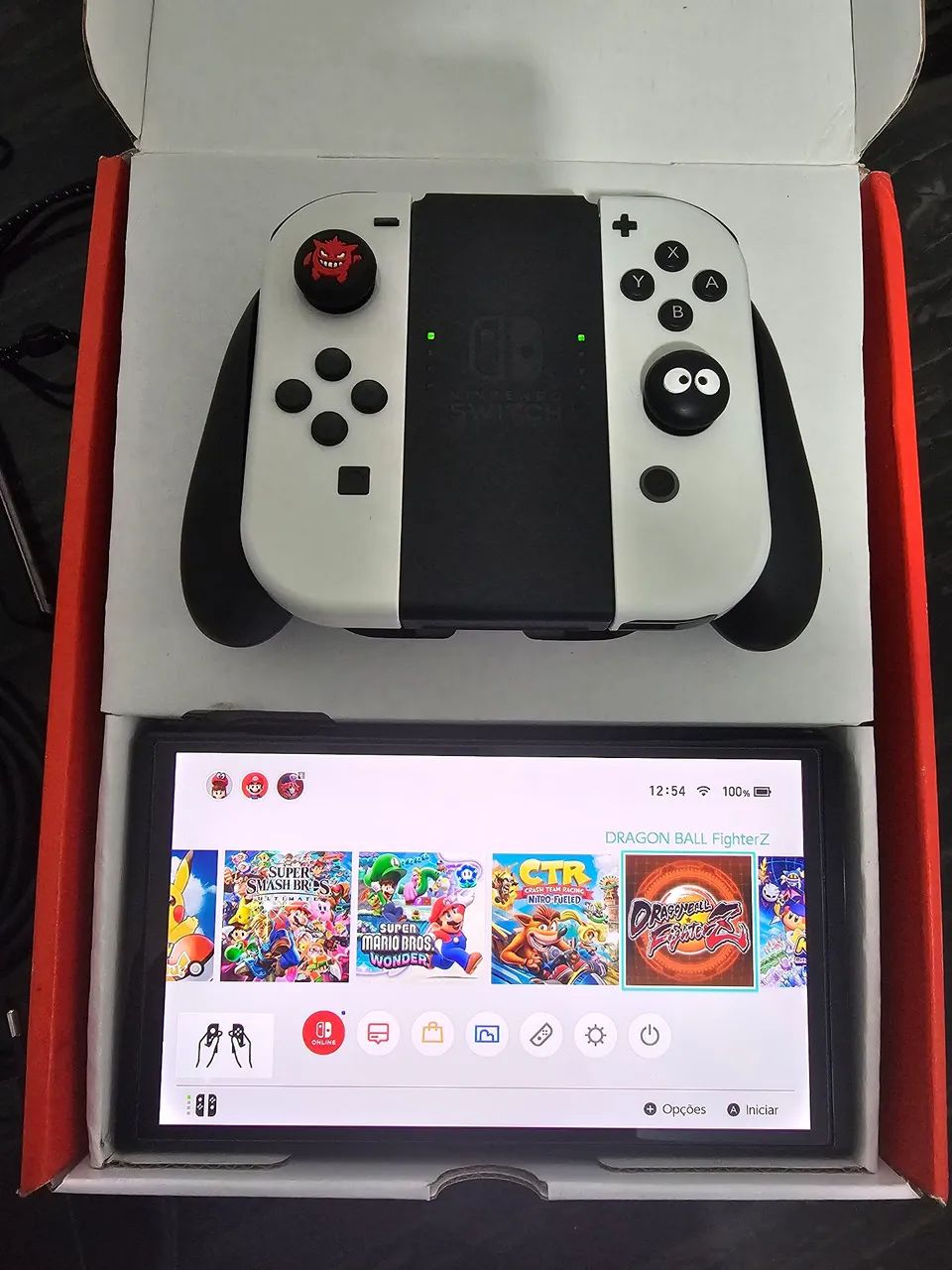 NINTENDO SWITCH OLED DESBLOQUEADO COMPLETO - Foto 4
