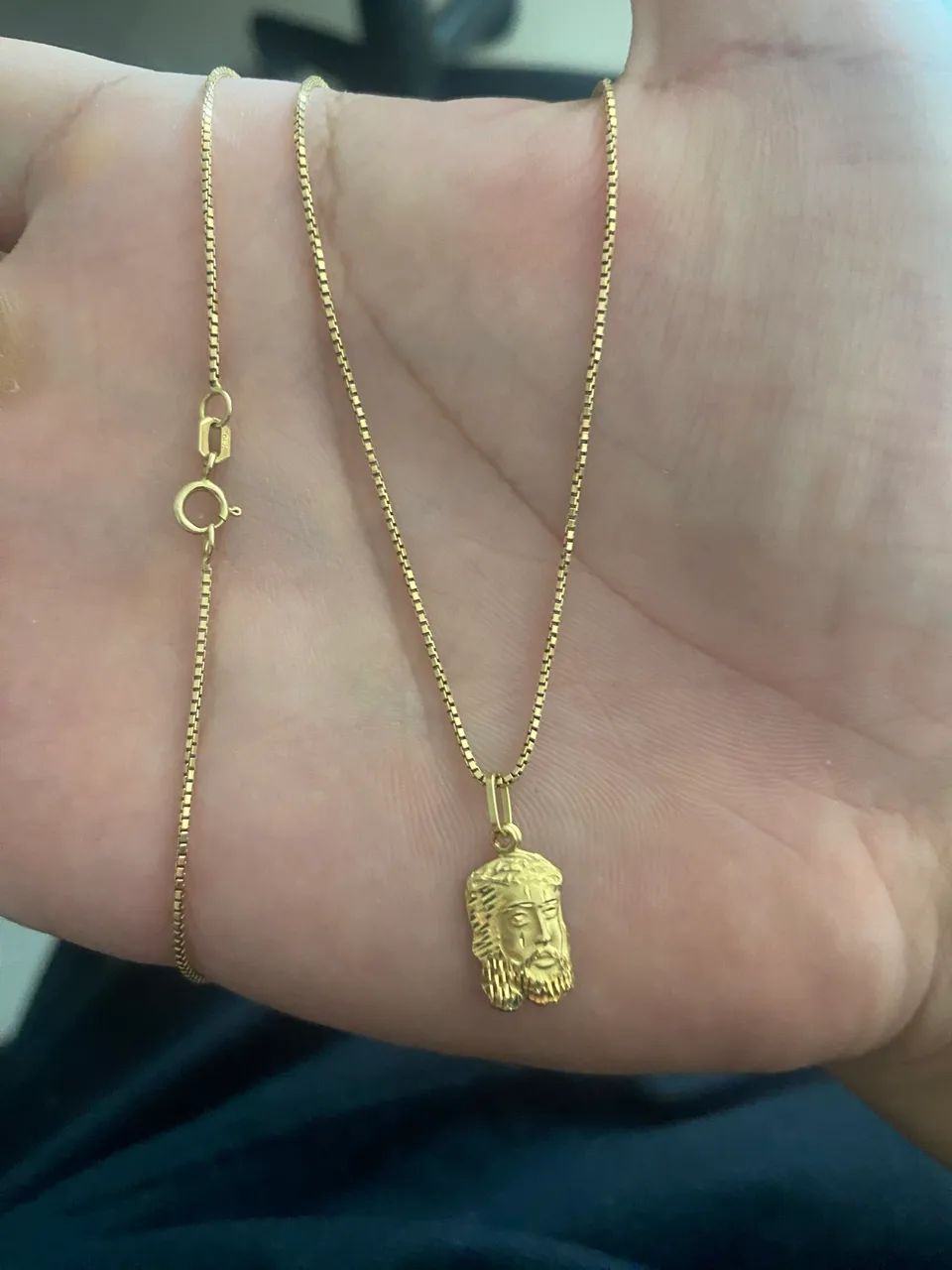 Corrente e pingente ouro 18k - Foto 2