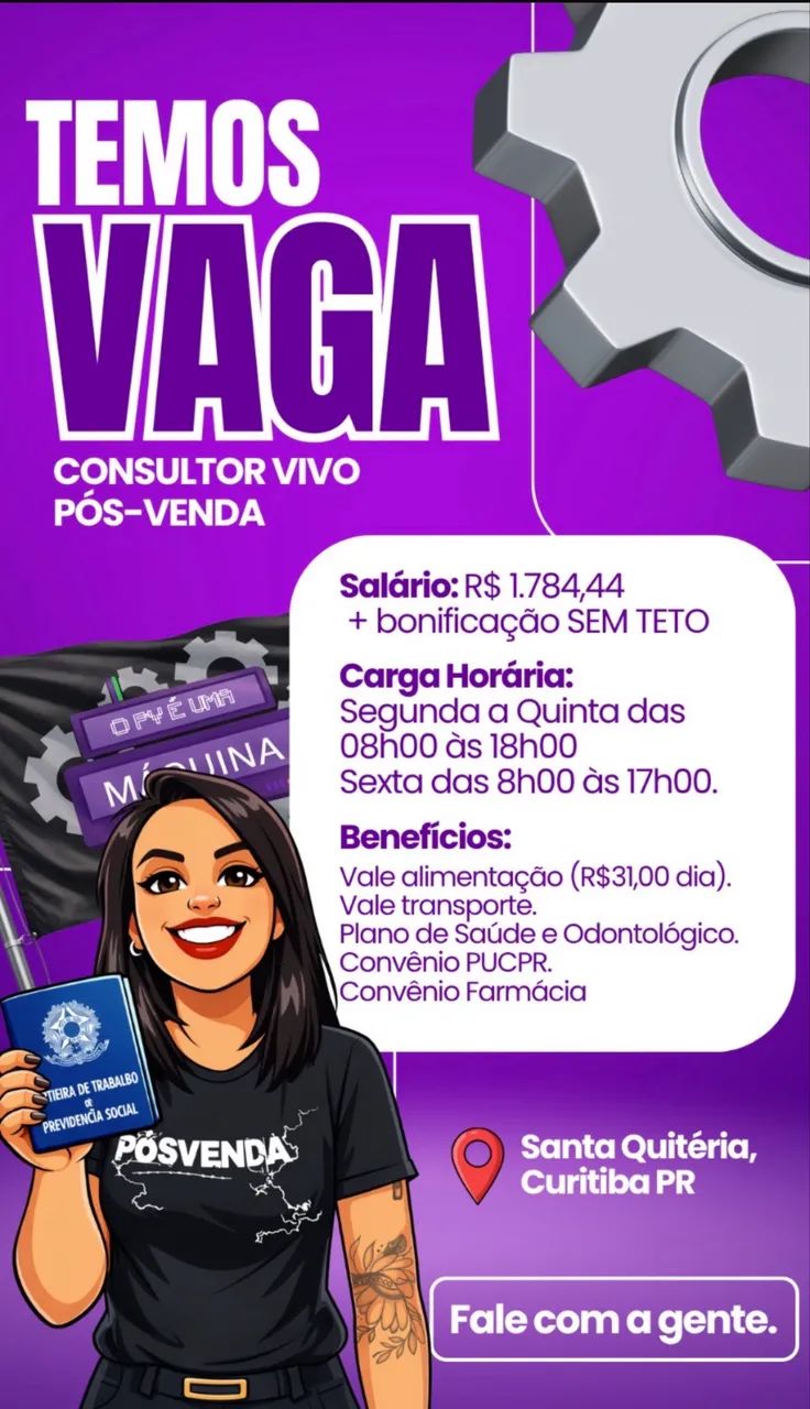 Vaga Vendedor interno Vivo