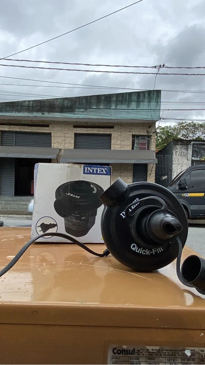 Bomba de ar elétrica Intex Quick Fill