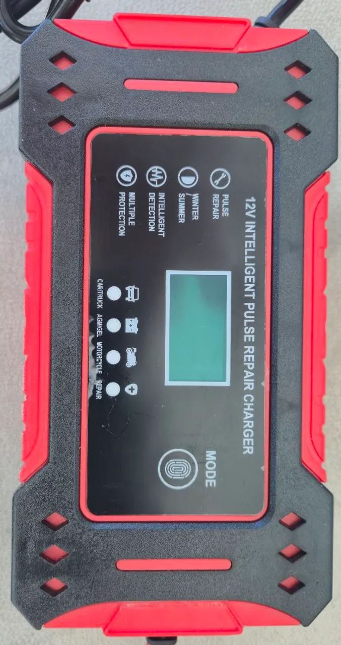 Carregador Inteligente de Bateria 12V 6A com Função Reparo | Carro, Moto e Caminhão - Foto 6