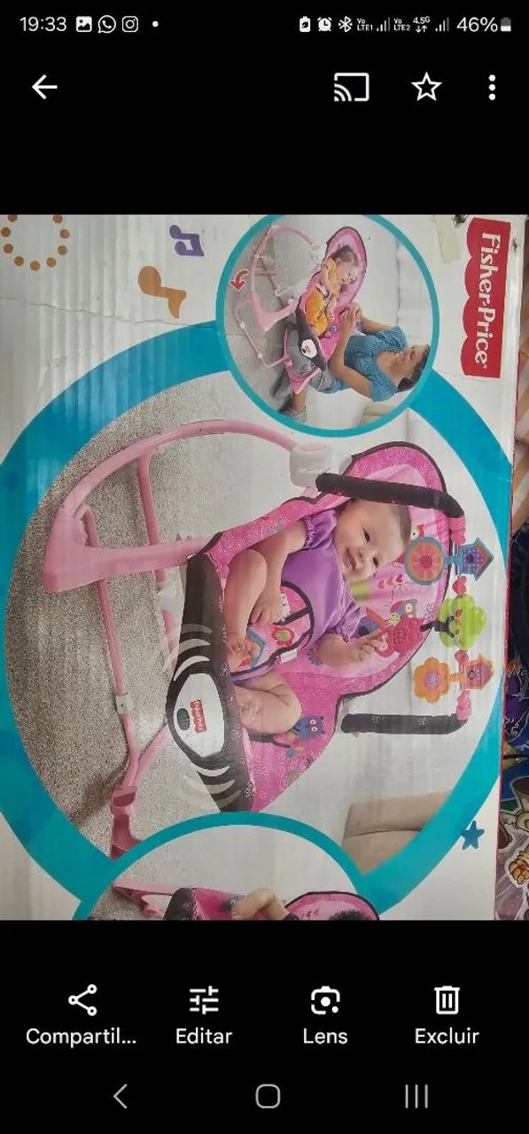 Cadeirinha de bebê menina - Foto 3
