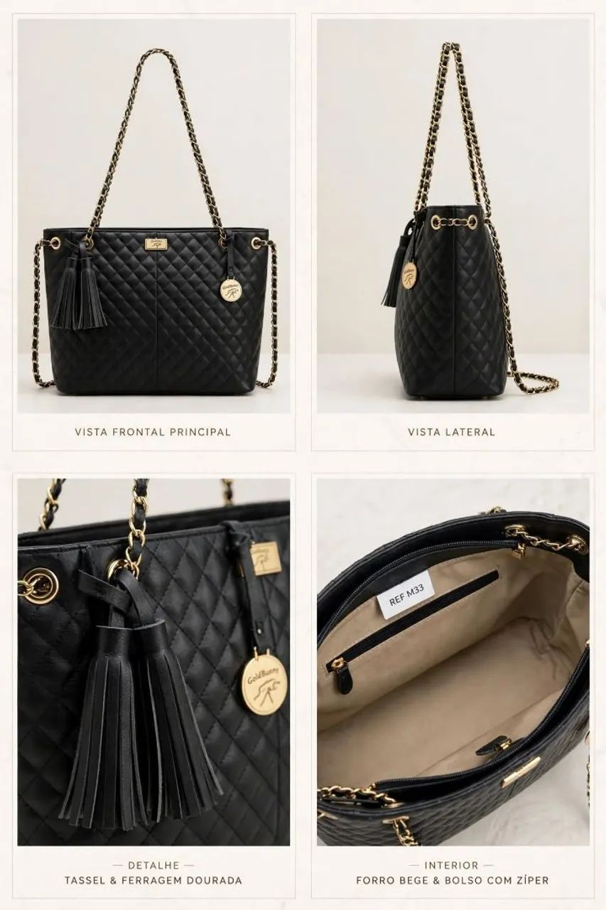Bolsa em couro legítimo  - Foto 2