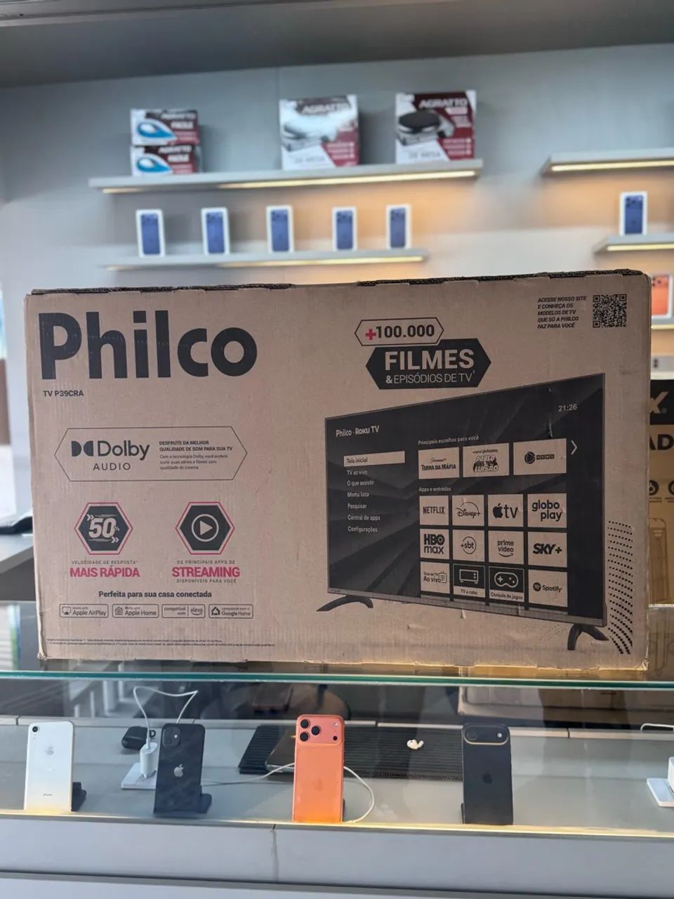 TV PHILCO SMART 39 POLEGADAS NOVA LACRADA 