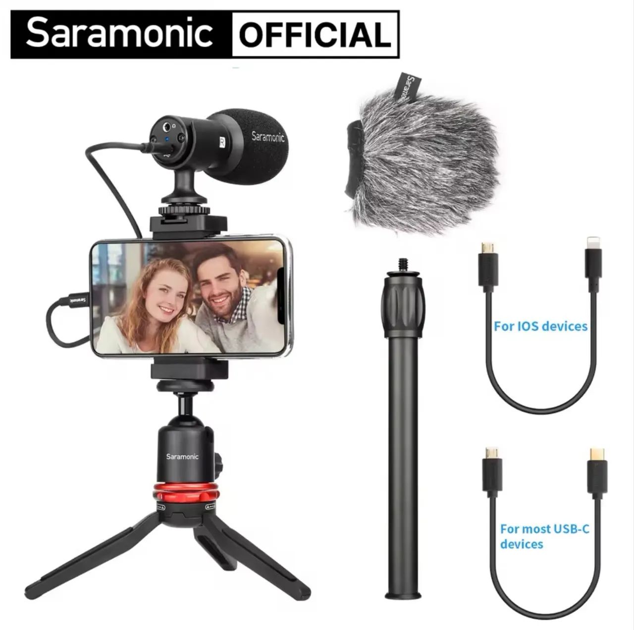 Saramonic Mic Para Produtores de Conteúdo, Lives, Reels, YouTube