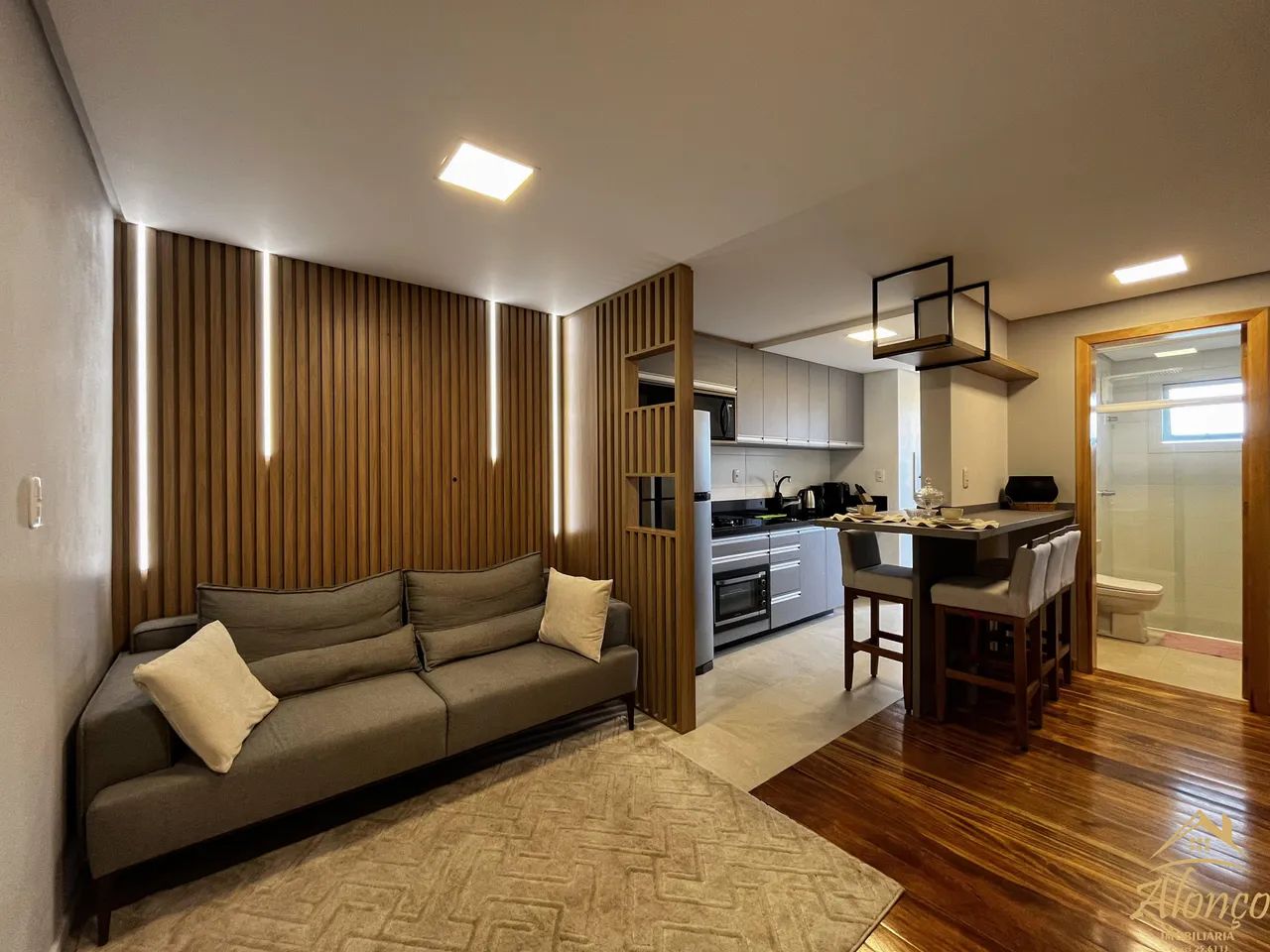 Apartamento de dois dormitórios mobiliado e decorado no Centro de Nova Petrópolis/RS REF:  - Foto 5