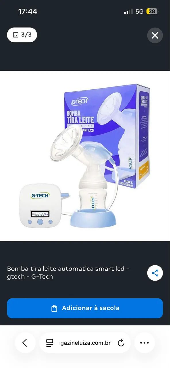 Bomba elétrica Gtech