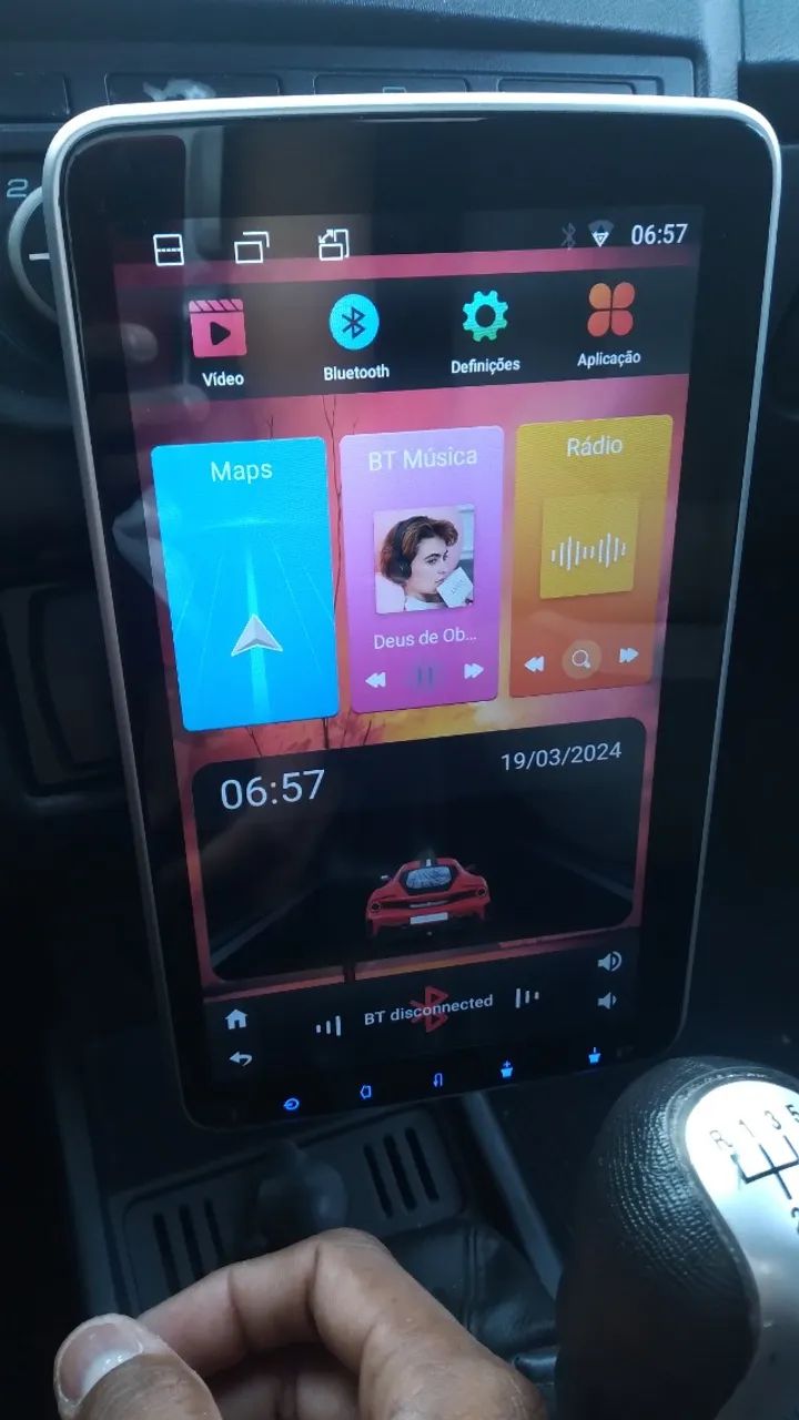 Multimídia para carro, com androide e carplay. - Foto 2
