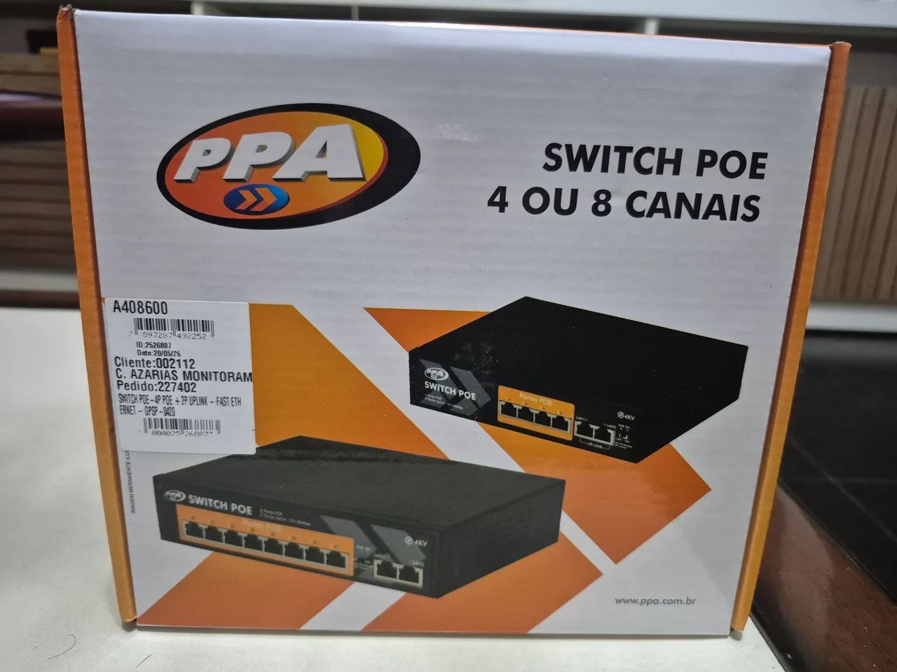 Vendo Switch POE 4 canais PPA - Foto 2