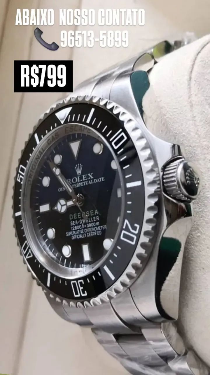 Relógio ROLEX DEEPSEA AUTOMÁTICO  - ENTREGAMOS  - Foto 3