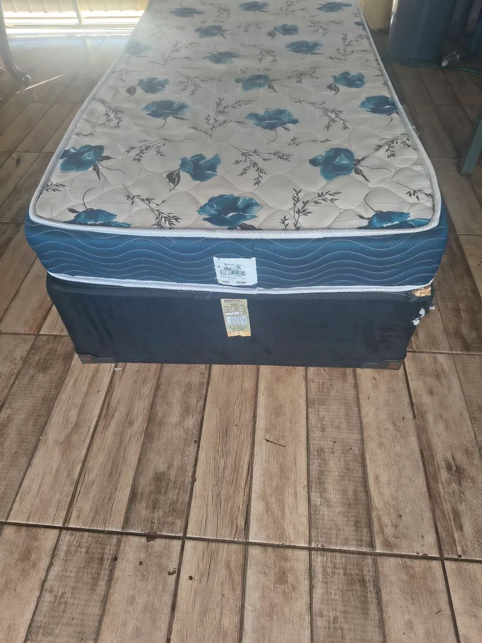 Cama box e colchão solteiro - Foto 3