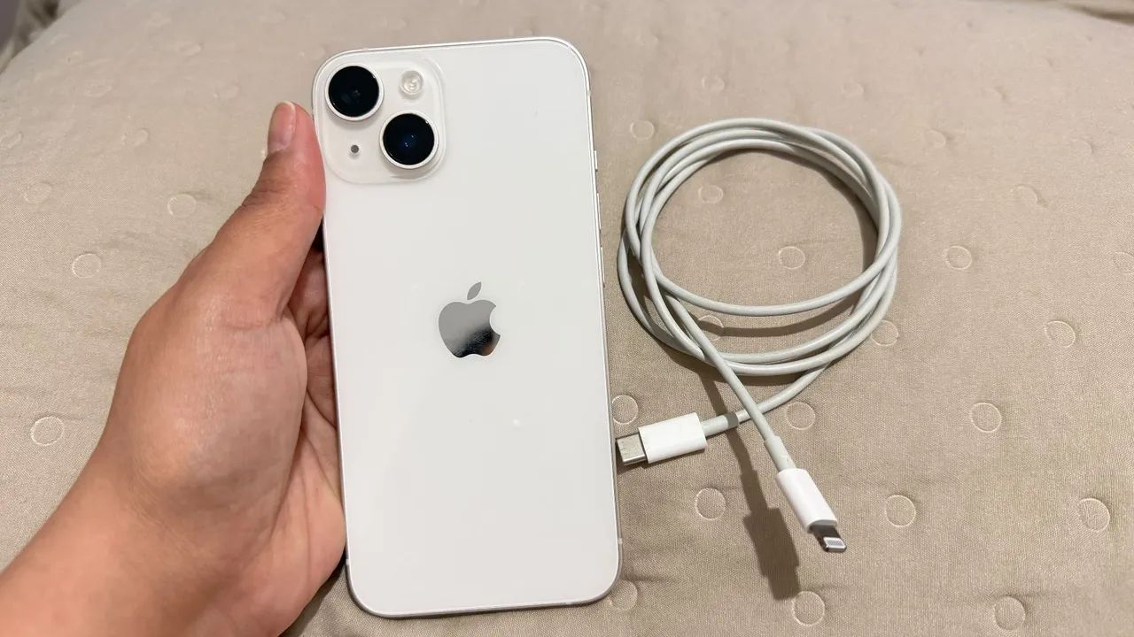 iPhone 14 256gb branco - Foto 2