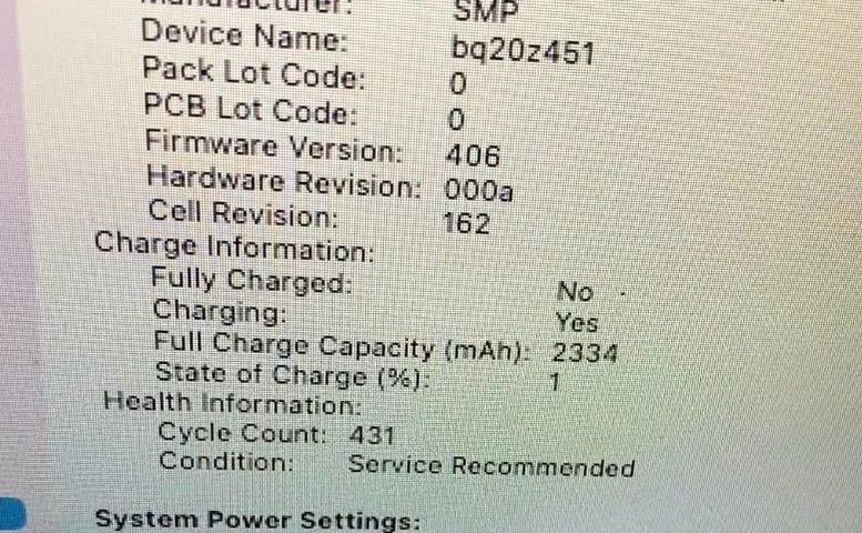 Bateria MacBook Air 13" A1466 (2012-2017) - Foto 2