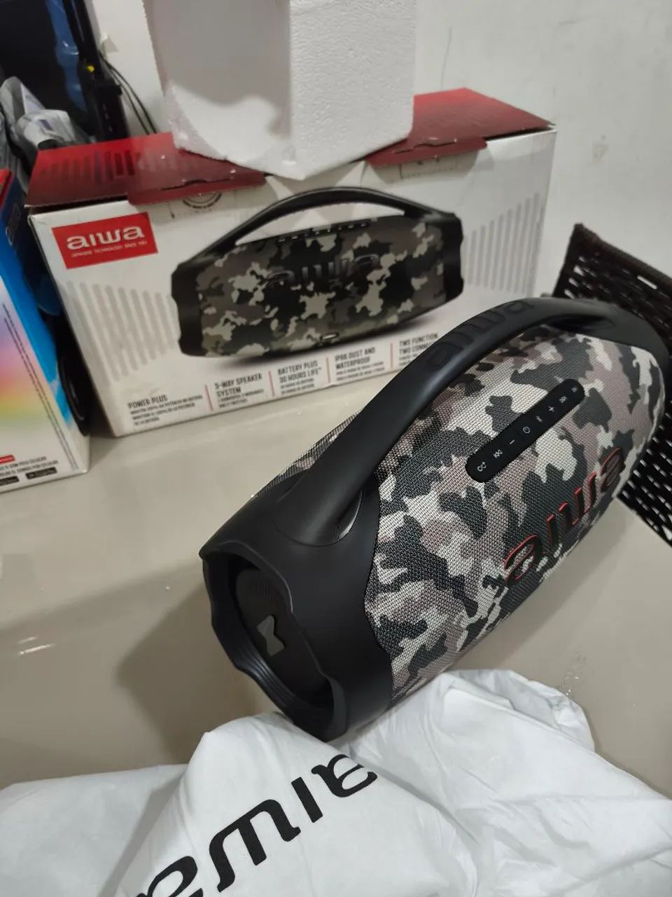 Caixas de som originais resistente a água nova  - Foto 3