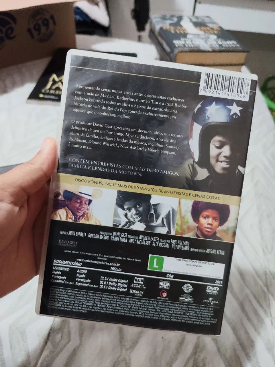 MICHAEL JACKSON DOCUMENTÁRIO + THIS IS IT (USADO/CONSERVADO) DVD  - Foto 4