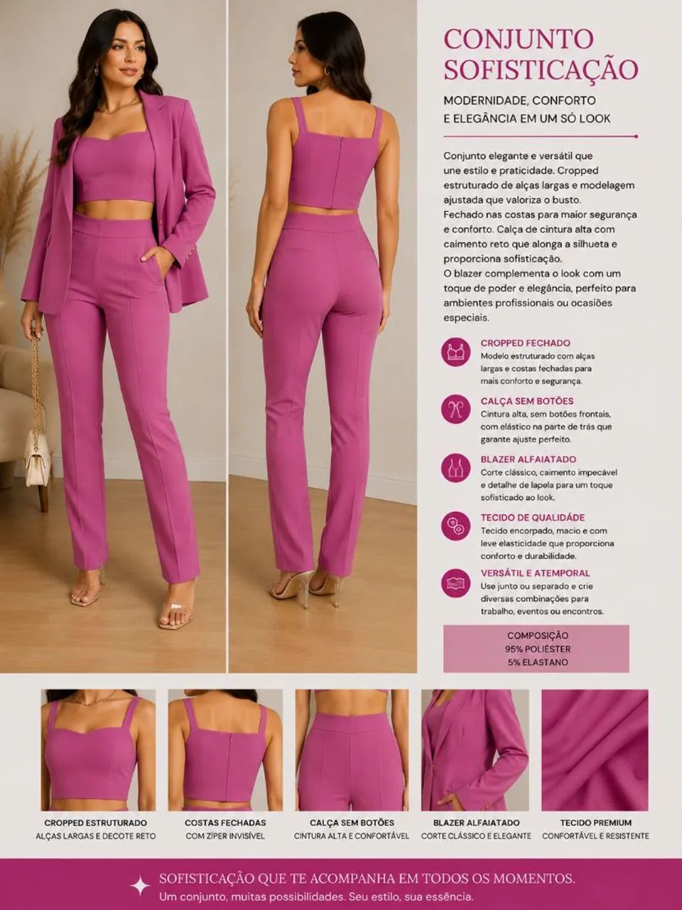 Conjunto alfaiataria 