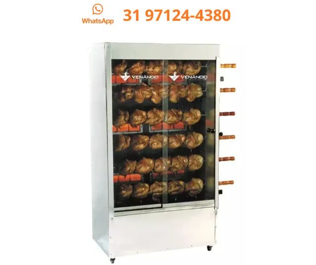 Assadeira de Frango 6 Espetos a Gás Venâncio
