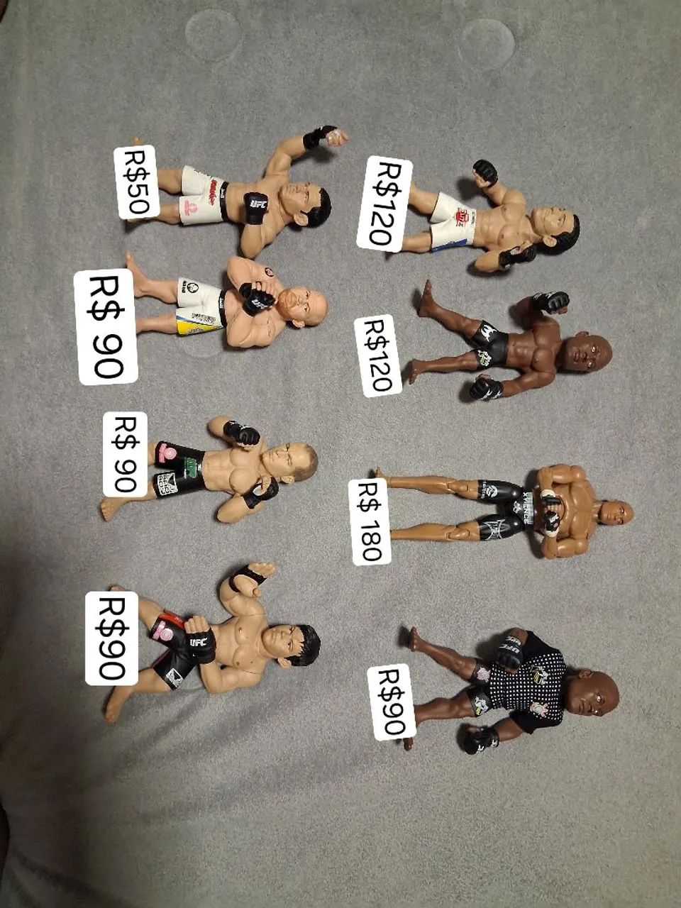 Bonecos Lutadores MMA do UFC