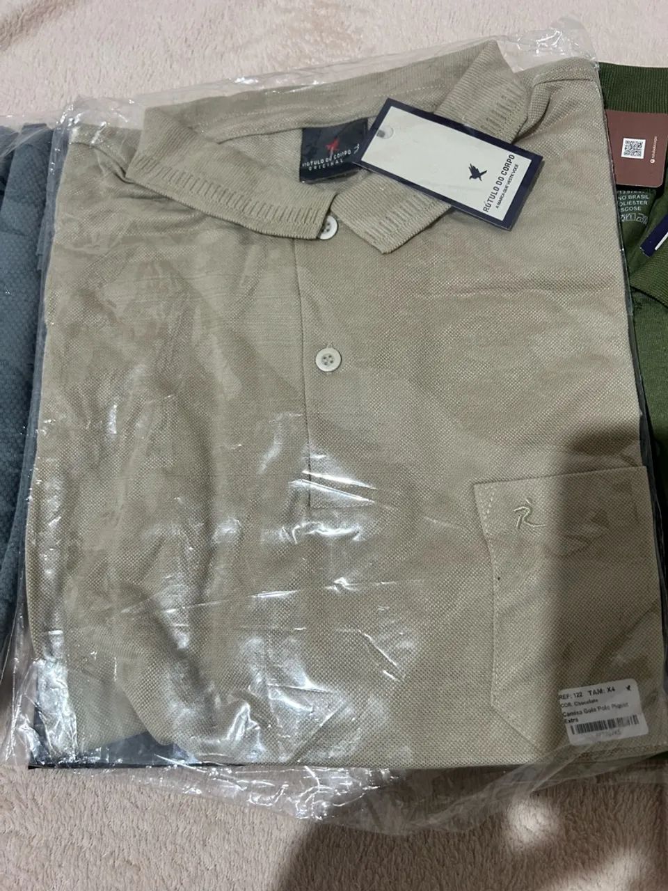 Blusa gola polo G4 texturizada - Foto 3