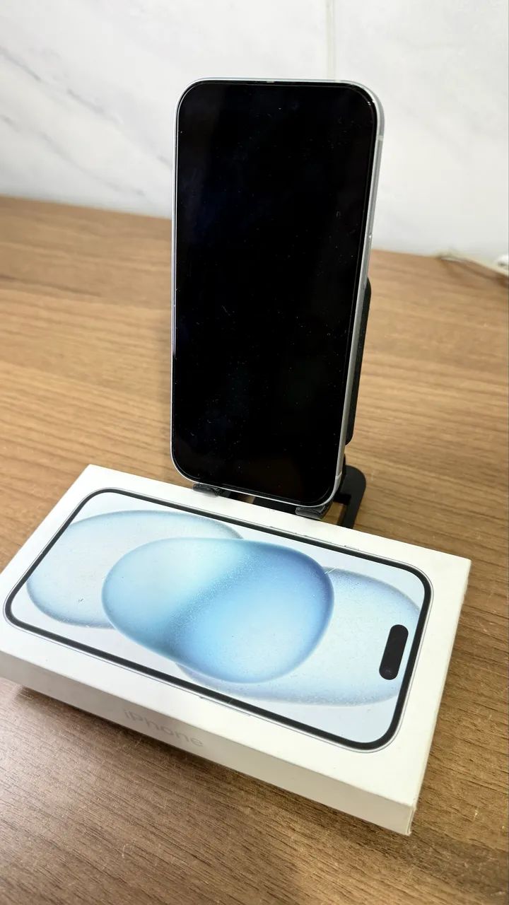 Iphone 15, 256Gb, azul (90% bateria) - Foto 3